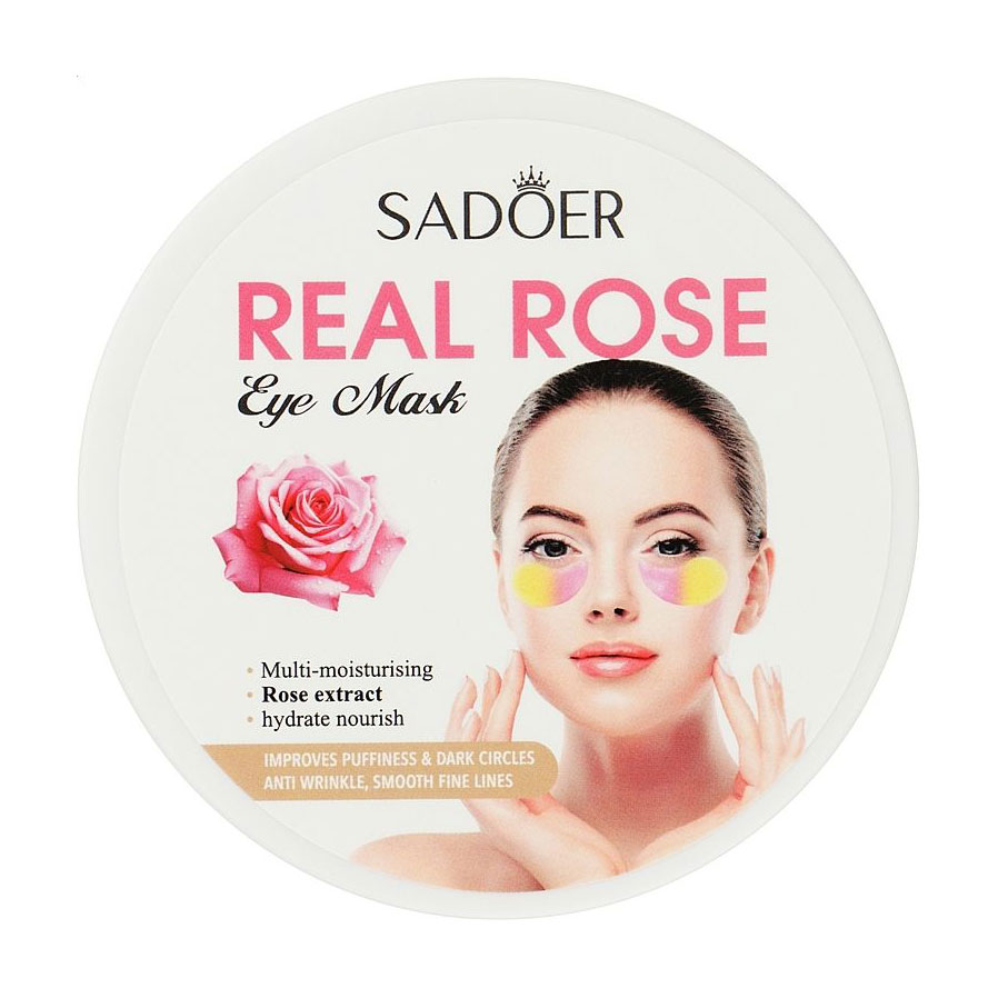 Патчі для шкіри навколо очей Sadoer Real Rose Eye Mask, 60 шт